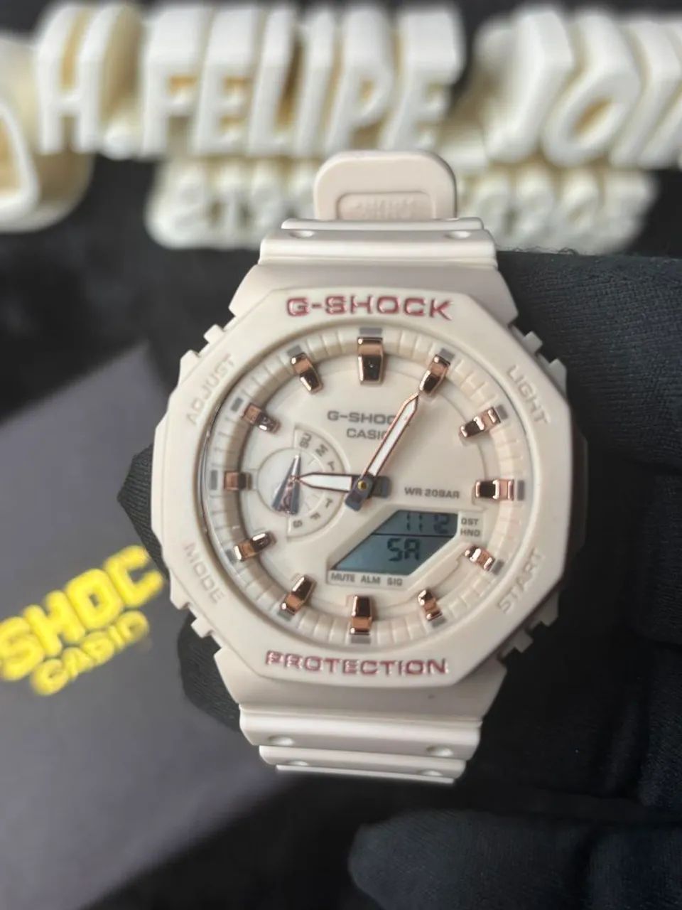 G-SHOCK GA-2100 ホワイトピンク G-Shock GA 2100 | Rosa Claro (Frete Gratis) - Acessórios - Piedade