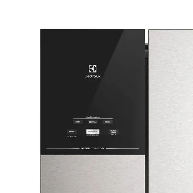 GELADEIRA ELECTROLUX FRENCH DOOR 480L - FROSTFREE Inverter, Inox IM7 Refrigerador 3 Portas - Foto 2