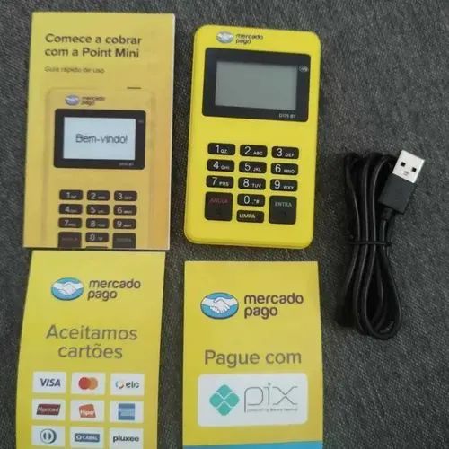 Máquina de cartão Point NFC Bluetooth mercado pago Nova  - Foto 2