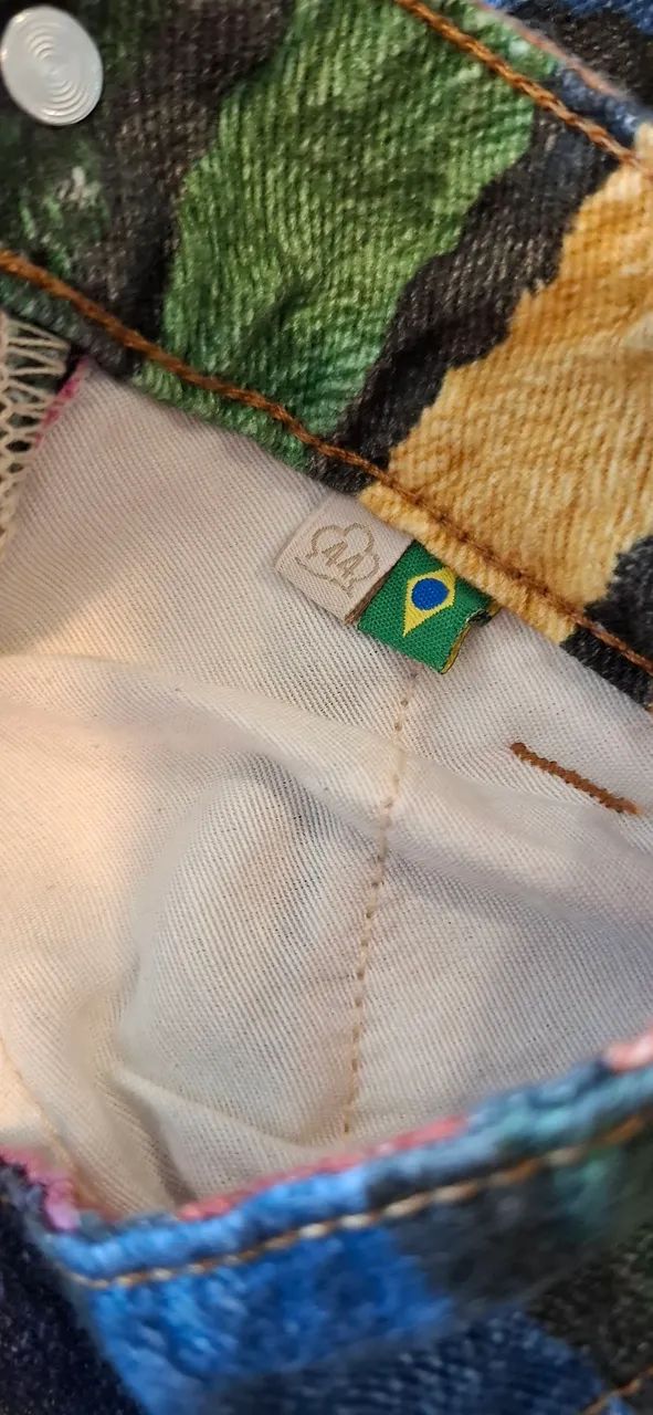 Calça jeans listras Farm  - Foto 5