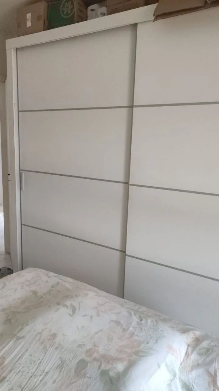 Cama (com gaveteiro) e guarda roupa  casal - Foto 2