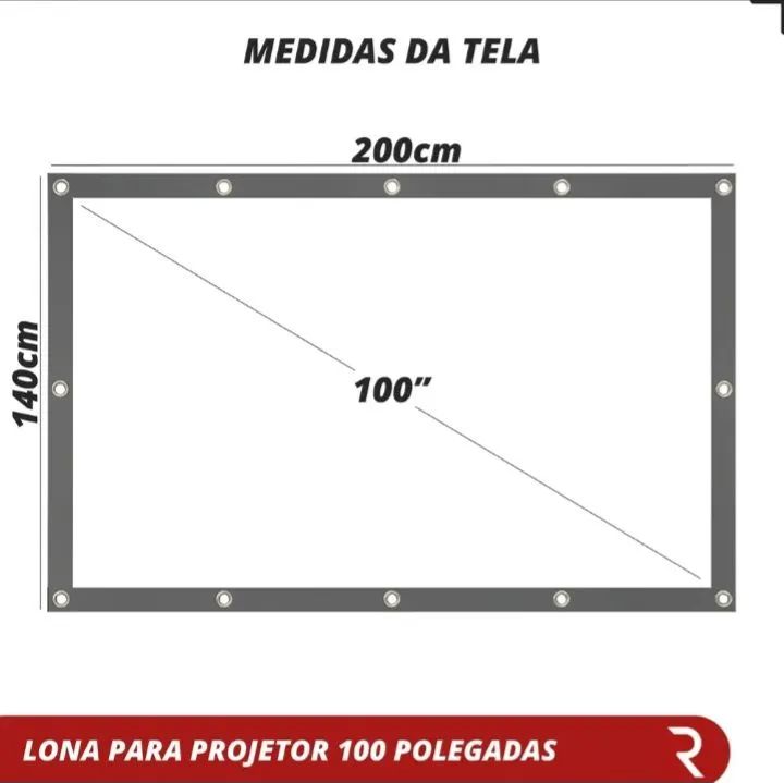 Tela projetor 