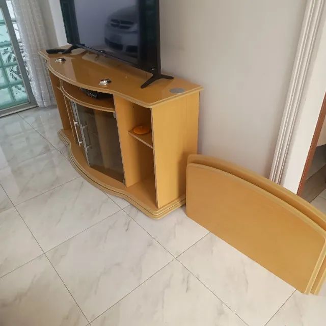 Rack para sala MDF cerejeira - Foto 3