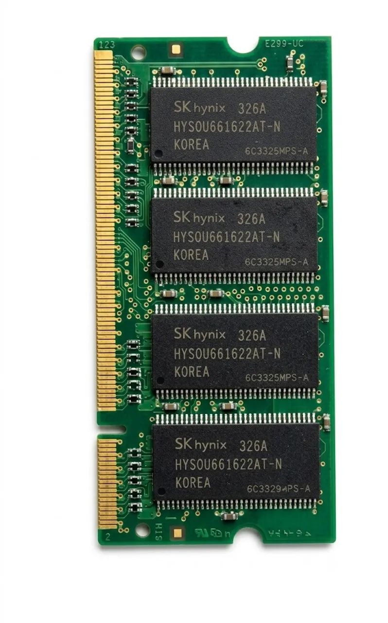 Memória DDR1 256mb para notebook