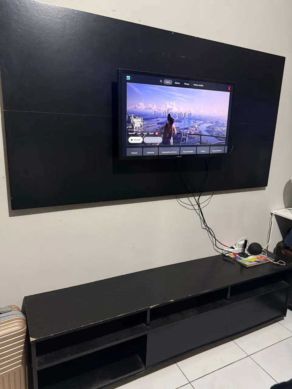 Painel e rack 