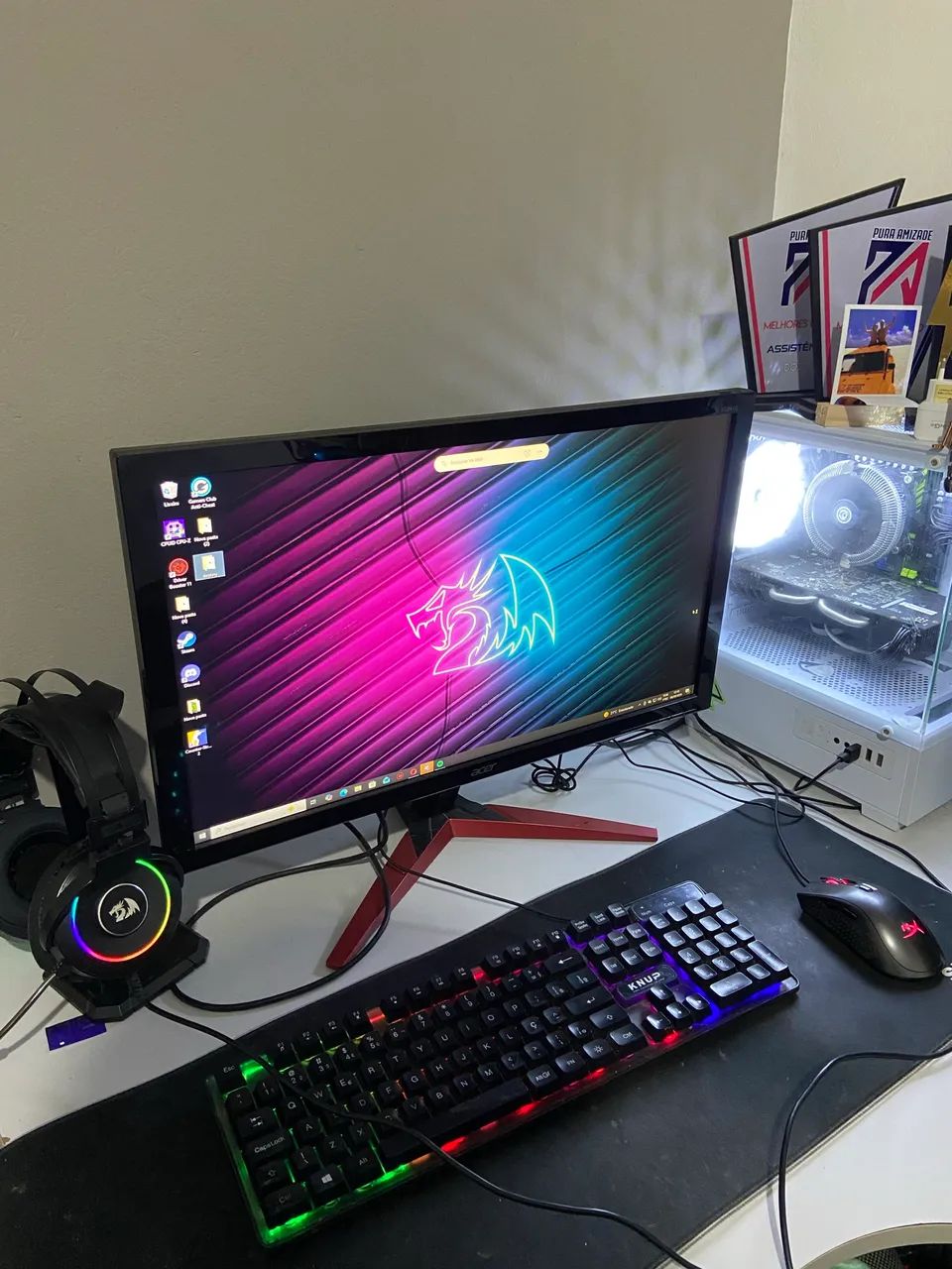 Pc gamer + Monitor 144hz 