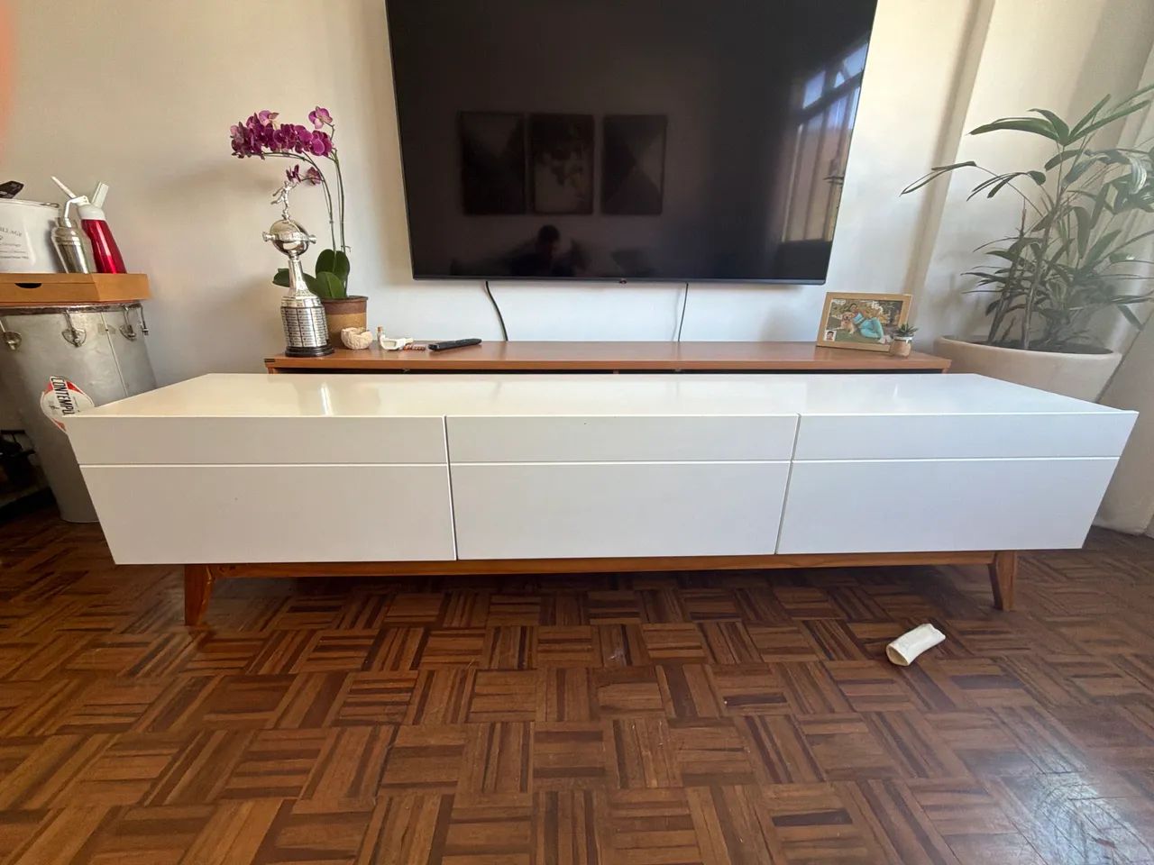 Rack/móvel para sala, tv até 60 polegadas