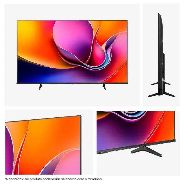 Smart TV Hisense 65 4K UHD Wi-Fi - DLED ou QLED - Nova Lacrada - Foto 4