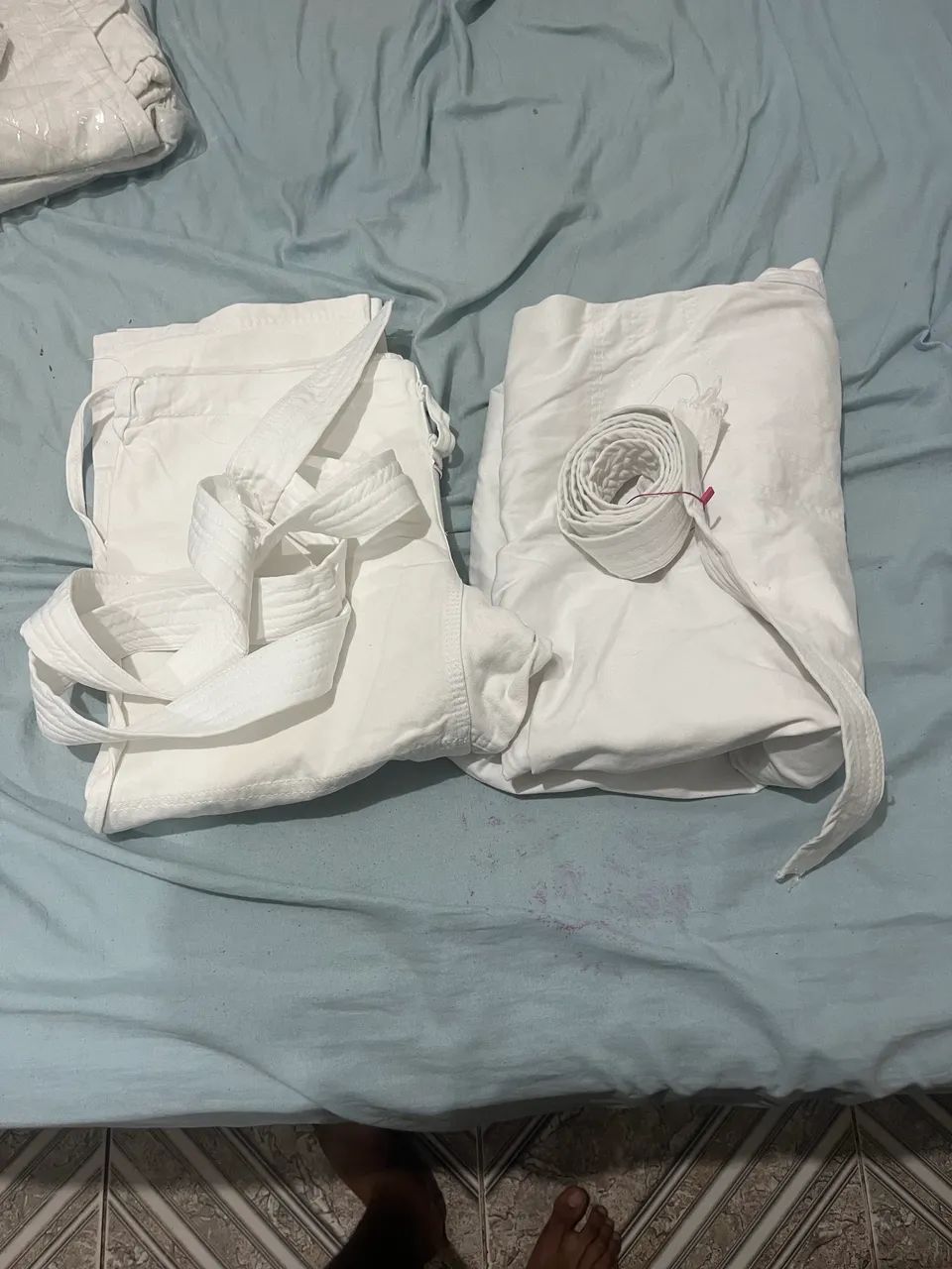 Kimono infantil branco  - Foto 4