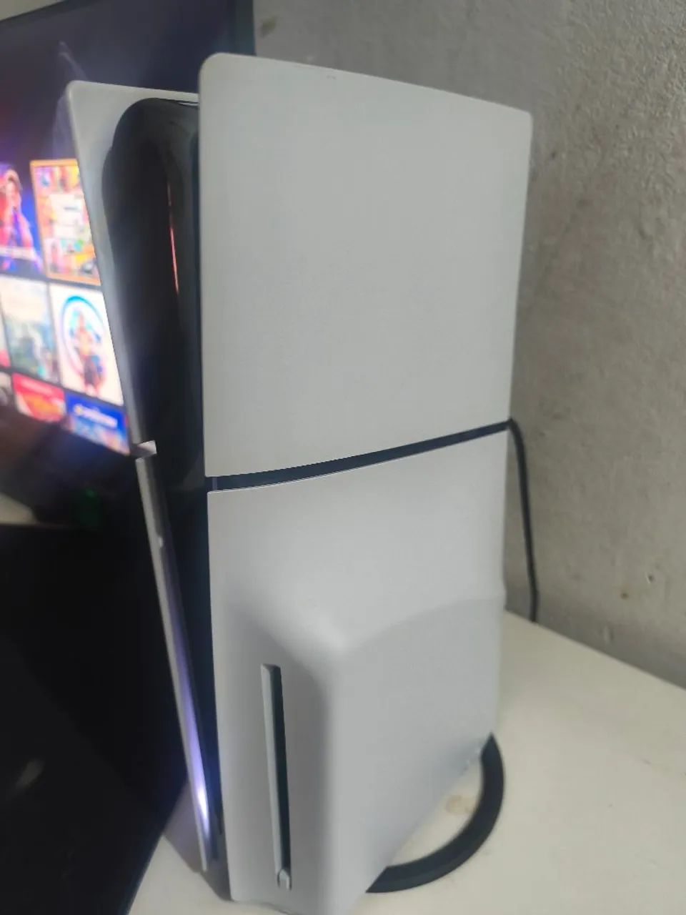 PS5 SLIM COM LEITOR DE DISCO+JOGOS - Foto 3