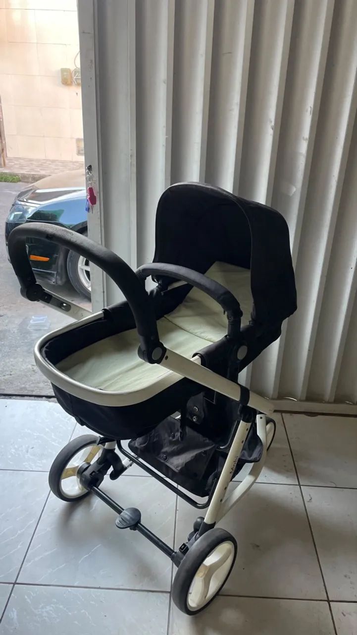 Carrinho Moisés e bebê conforto  - Foto 2