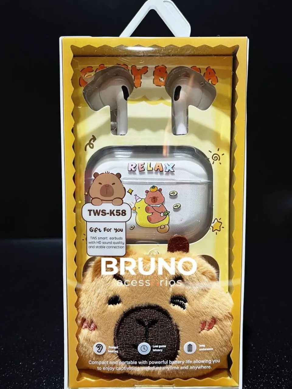 Fone de ouvido Bluetooth tws com case recarregável  - Foto 3