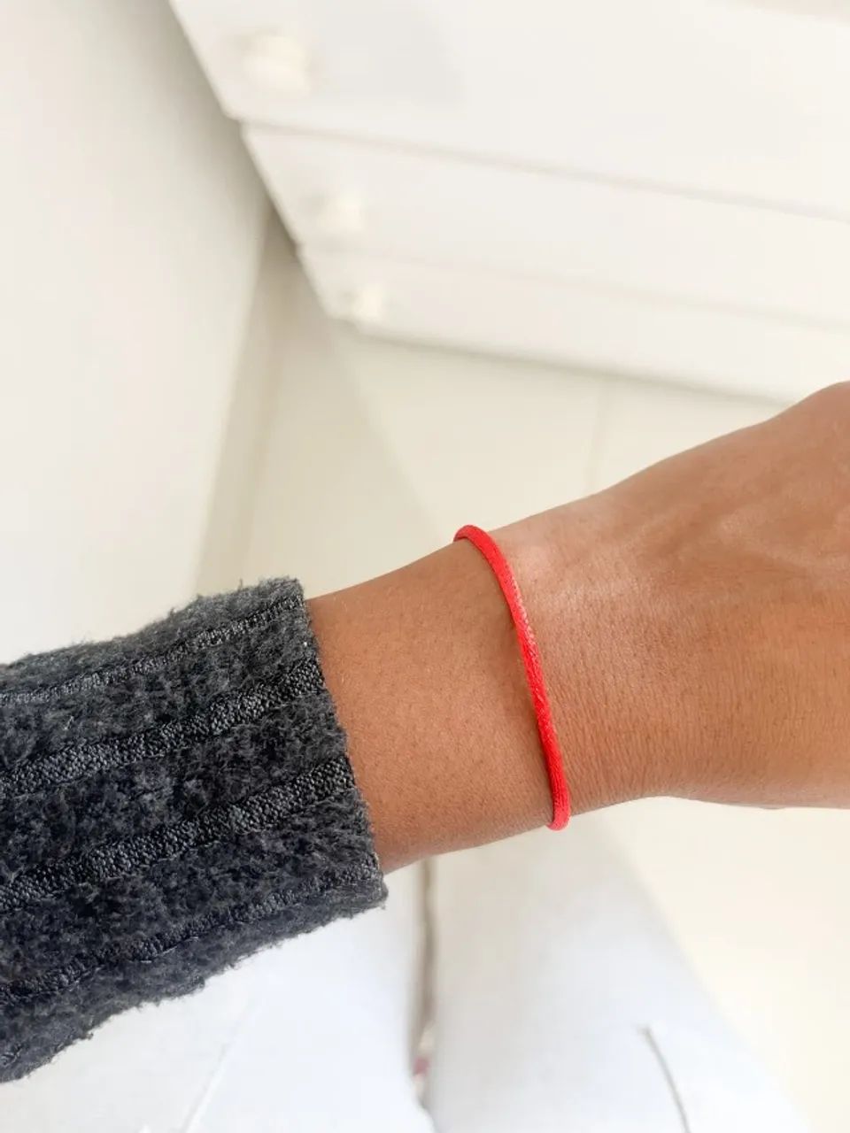 Pulseira de Cetim com Ponteira de Prata 925 - Foto 2