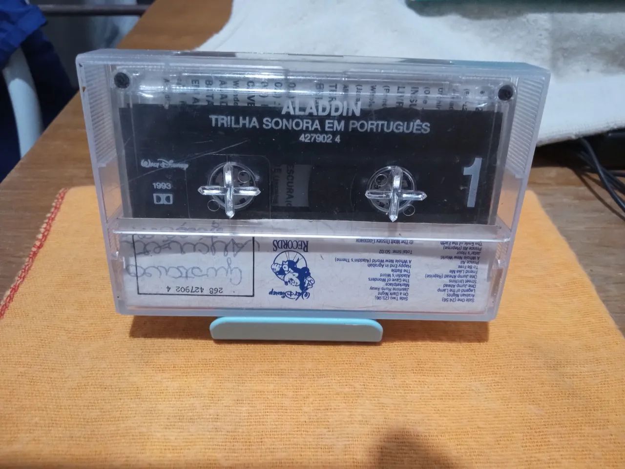 Vendo fita K7 original do ALADDIN (trilha sonora em Português