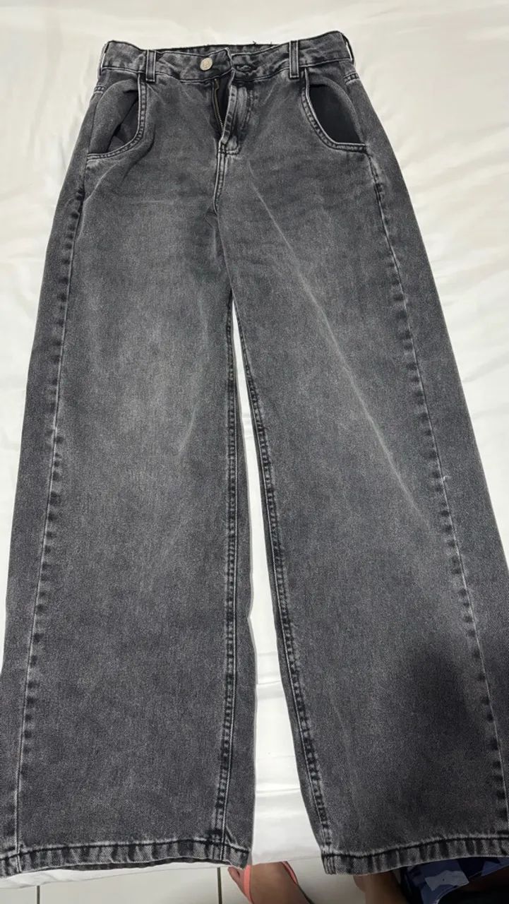 Calça jeans cinza  - Foto 2