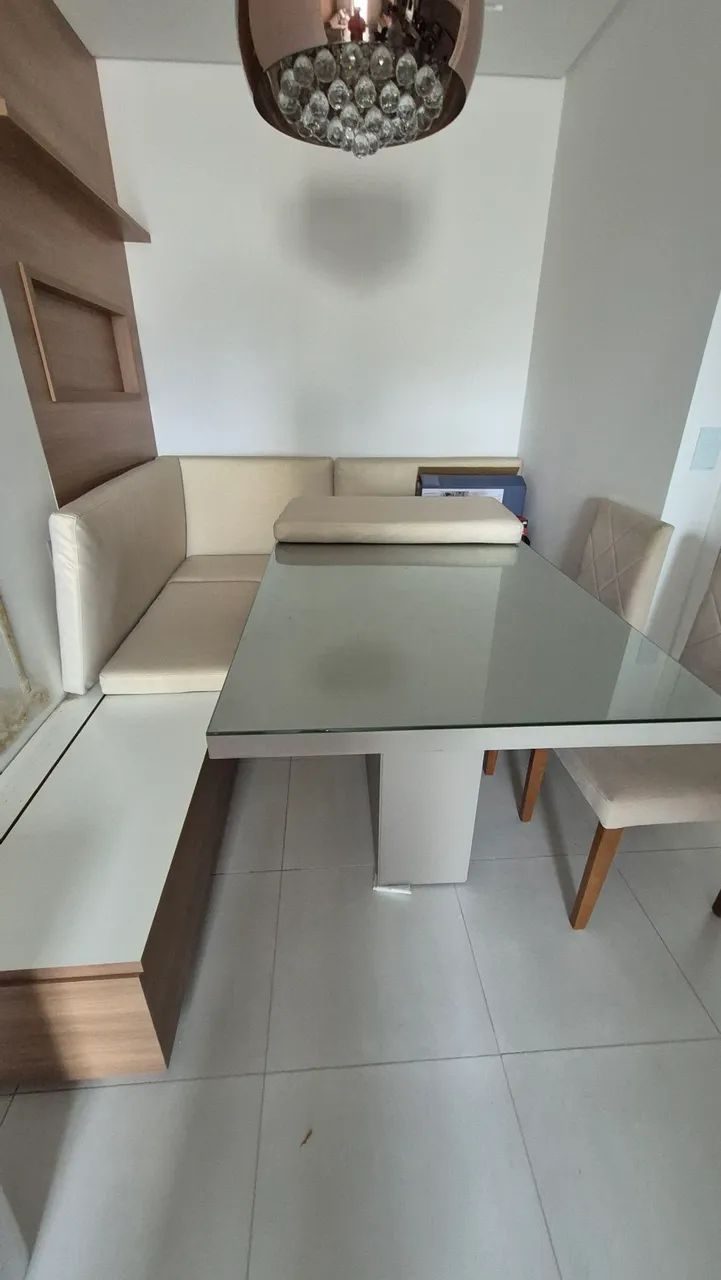 Mesa com banco alemã e 3 cadeiras - Foto 2