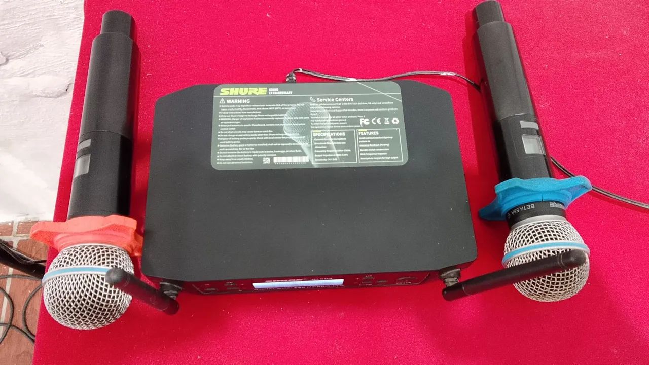 Microfone sem fio shure GLXD4. - Foto 2