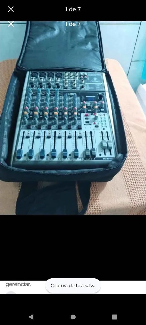 Mesa de som Behringer 1204 USB novíssima 