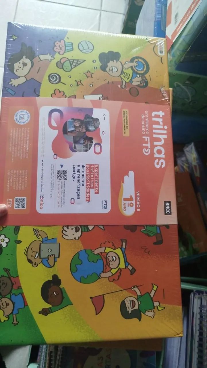 Livros ftd trilhas 1 ano  novo 2