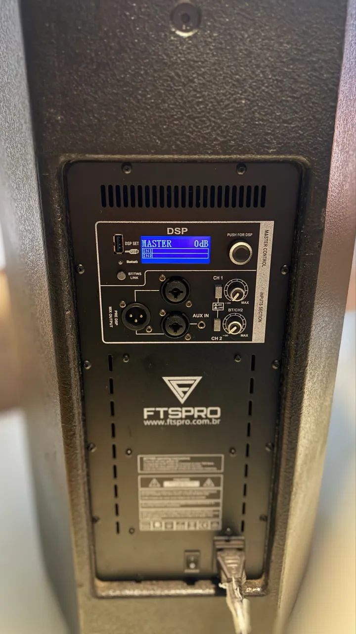 Caixa de som FTSPRO Ft-12a.m. Ativa Bluetooth pendrive  - Foto 4