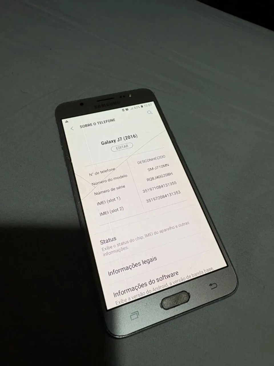 Samsung Galaxy J7 2016 Funcionando | Preço Baixo R$ 349| Aceito Propostas - Foto 2