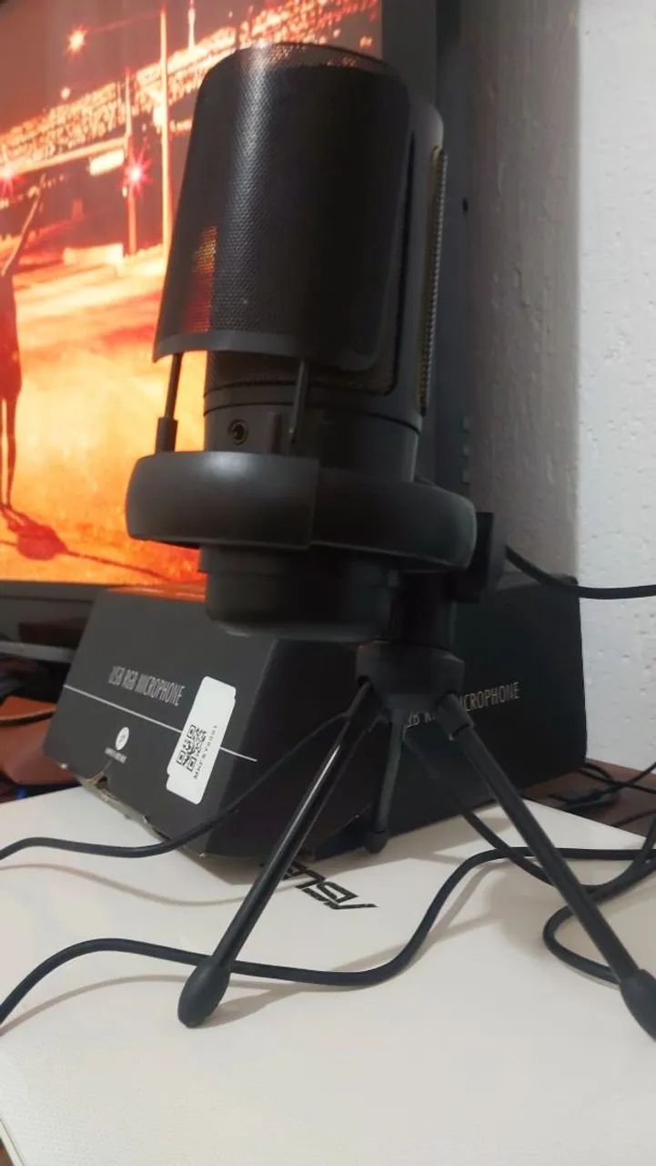 USB RGB Microphone Condensador - Foto 2