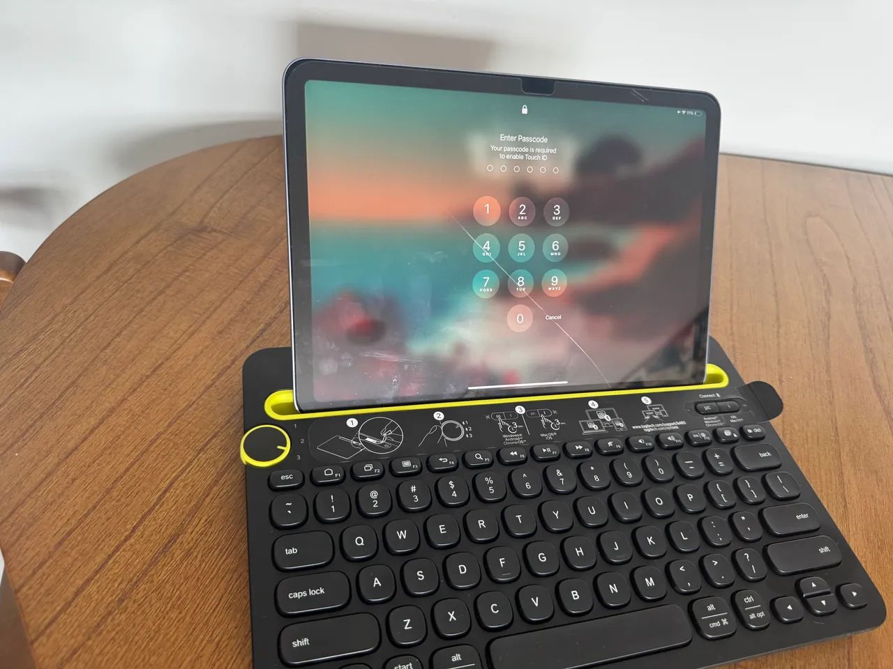 Teclado logitech qwerty k480 como novo - Foto 4