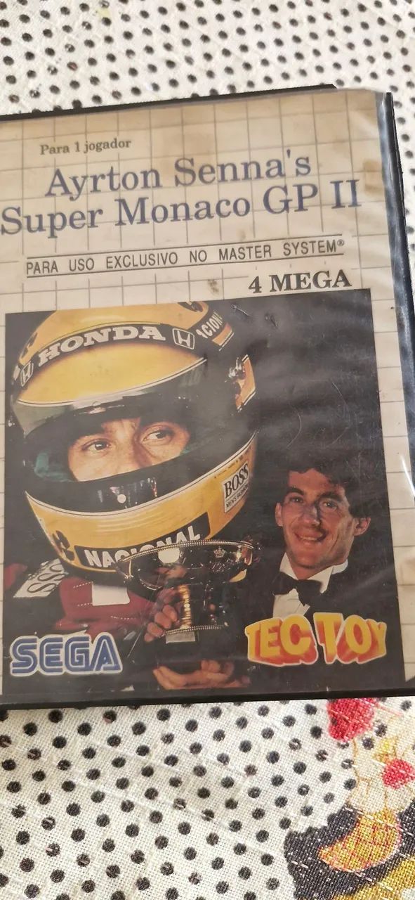 Jogo Master System Ayrton Senna Super Monaco  - Foto 3