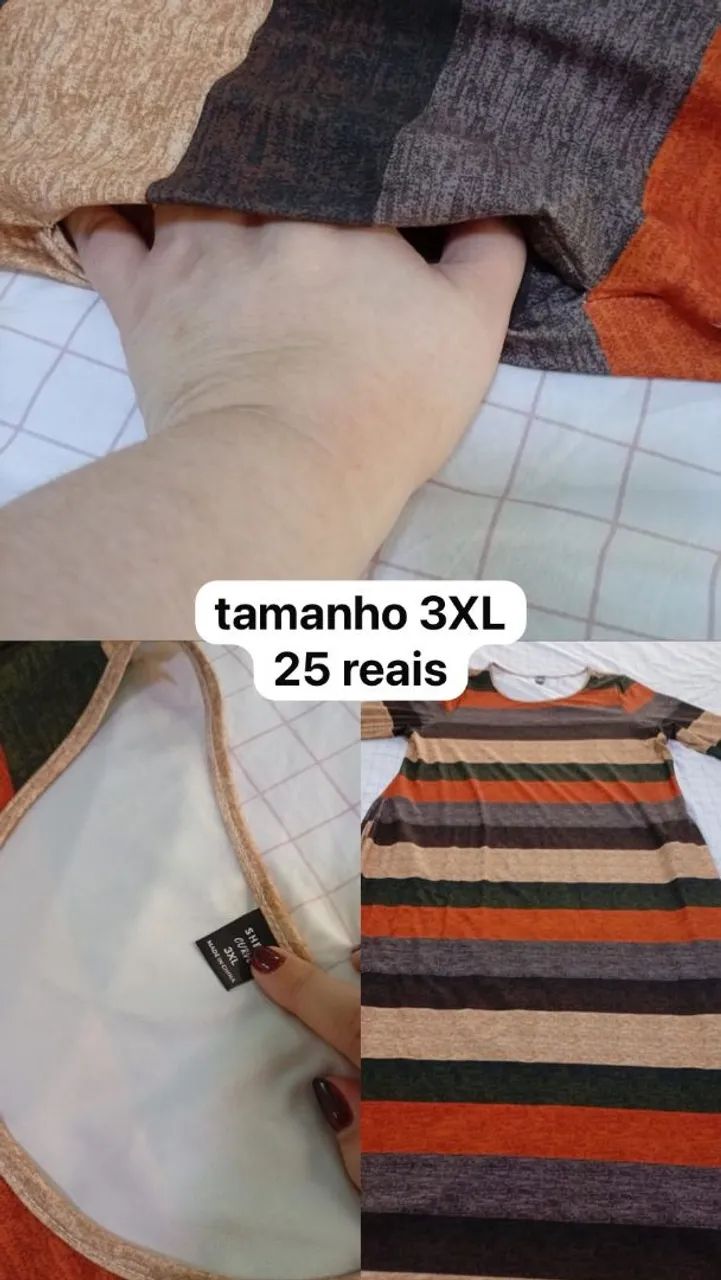 Vestido Plus size manga longa