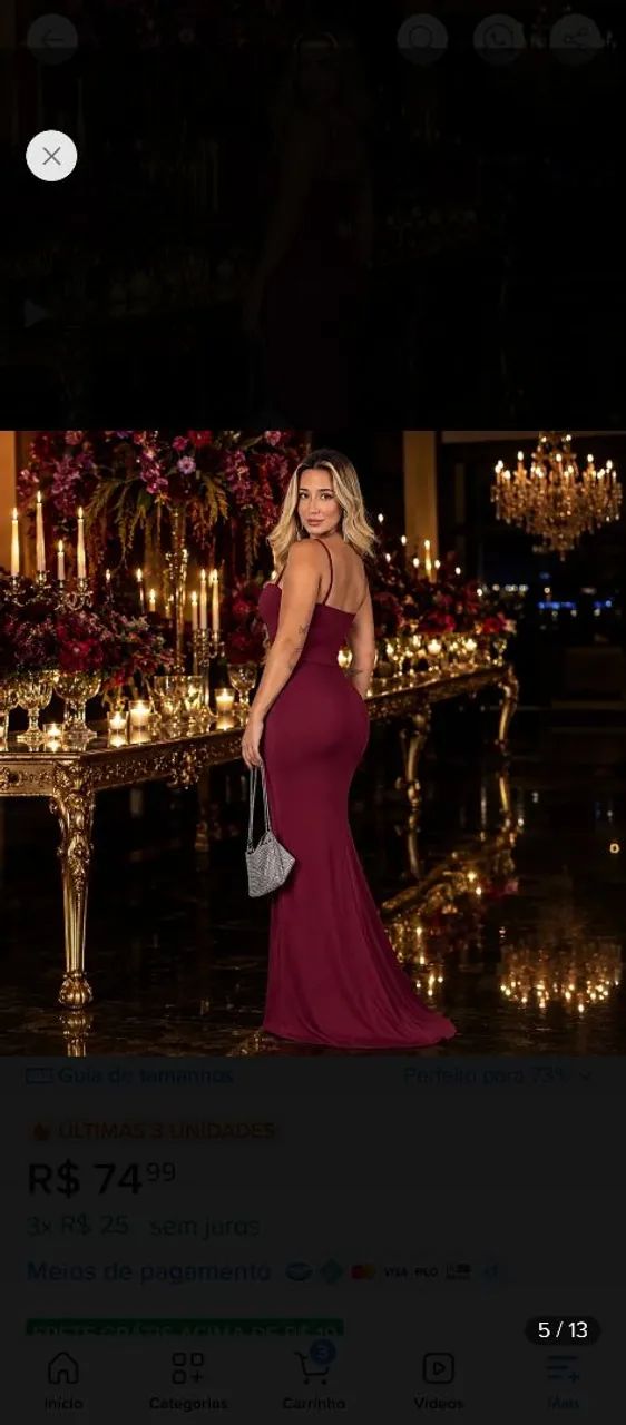 Vestido de festa