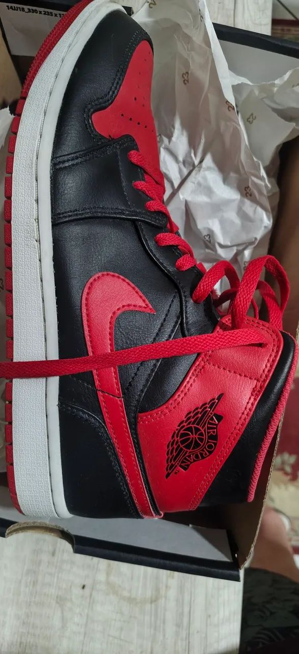 Air Jordan 1 Mid 'Alternate Bred - Foto 4