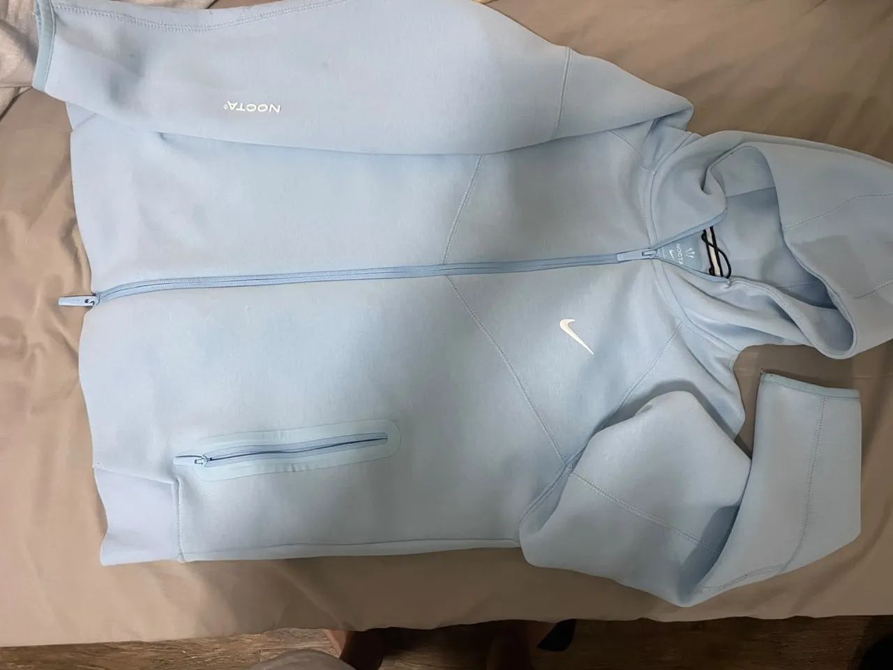 casaco nike nocta P azul bebê - Foto 4