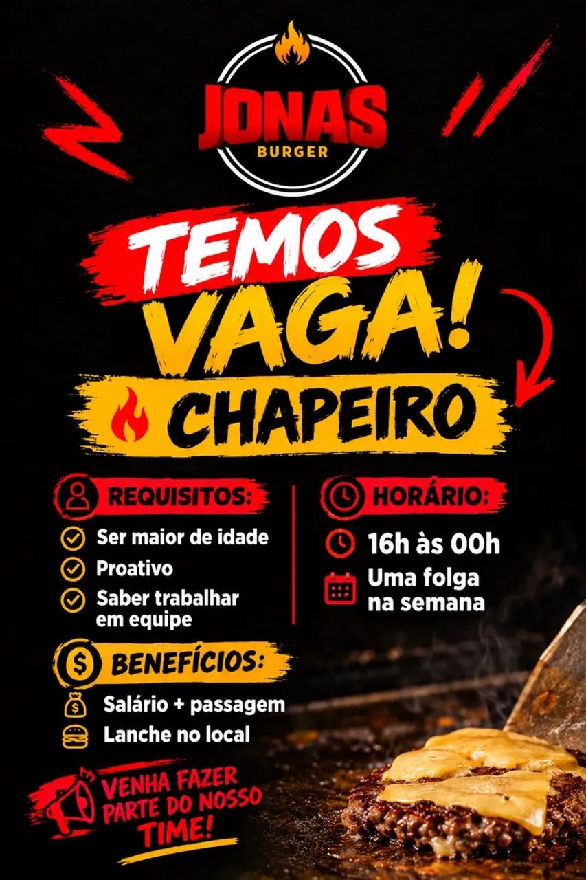 Vaga de Chapeiro 
