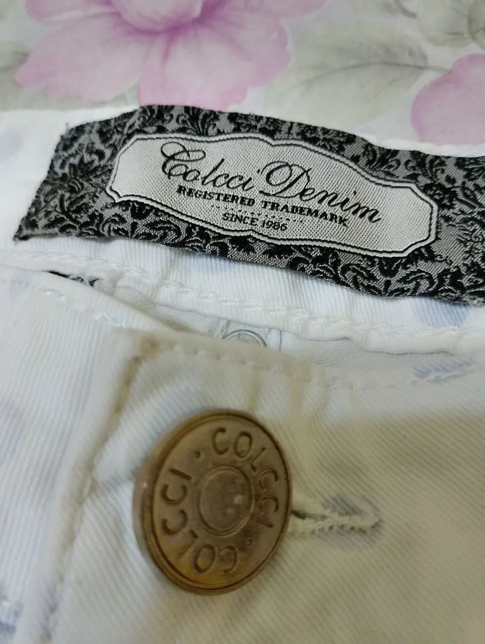 Calça branca da Colcci Capri Tam 36  - Foto 4