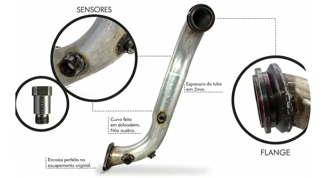Downpipe para Toro, Compass e Renegade  - Foto 2