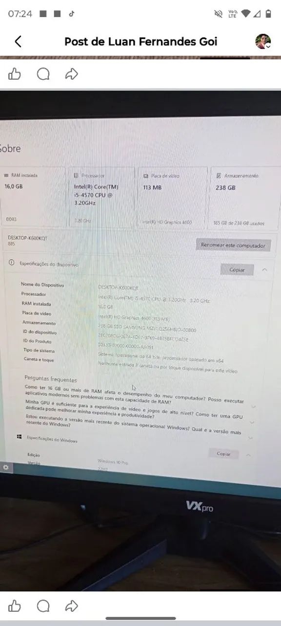 CPU USADA MAS FUNCIONANDO TRANQUILO  - Foto 2