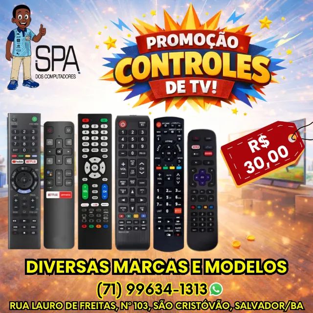 Controles de Tv 