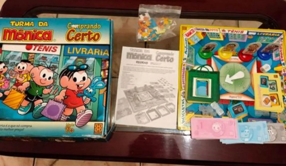 Jogo Turma da Mônica, comprando certo, completo