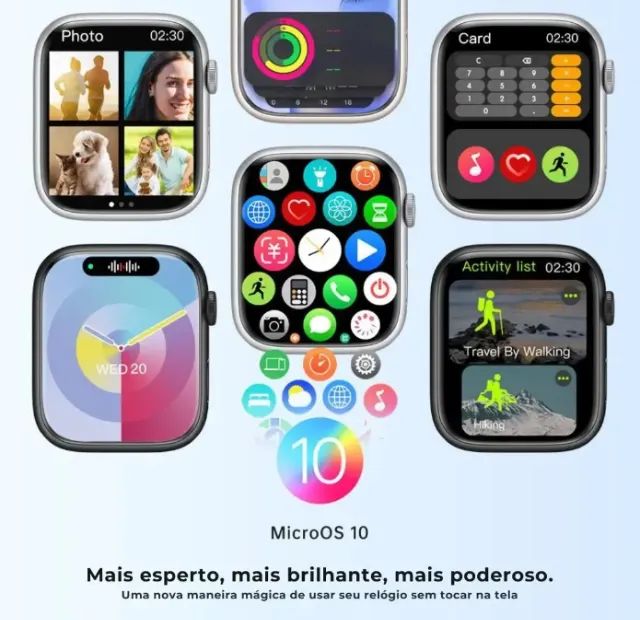 Smartwatch Serie 10 Original I.A Compatível com iPhone X 10 11 12 13 14 15 16 17 - Foto 5