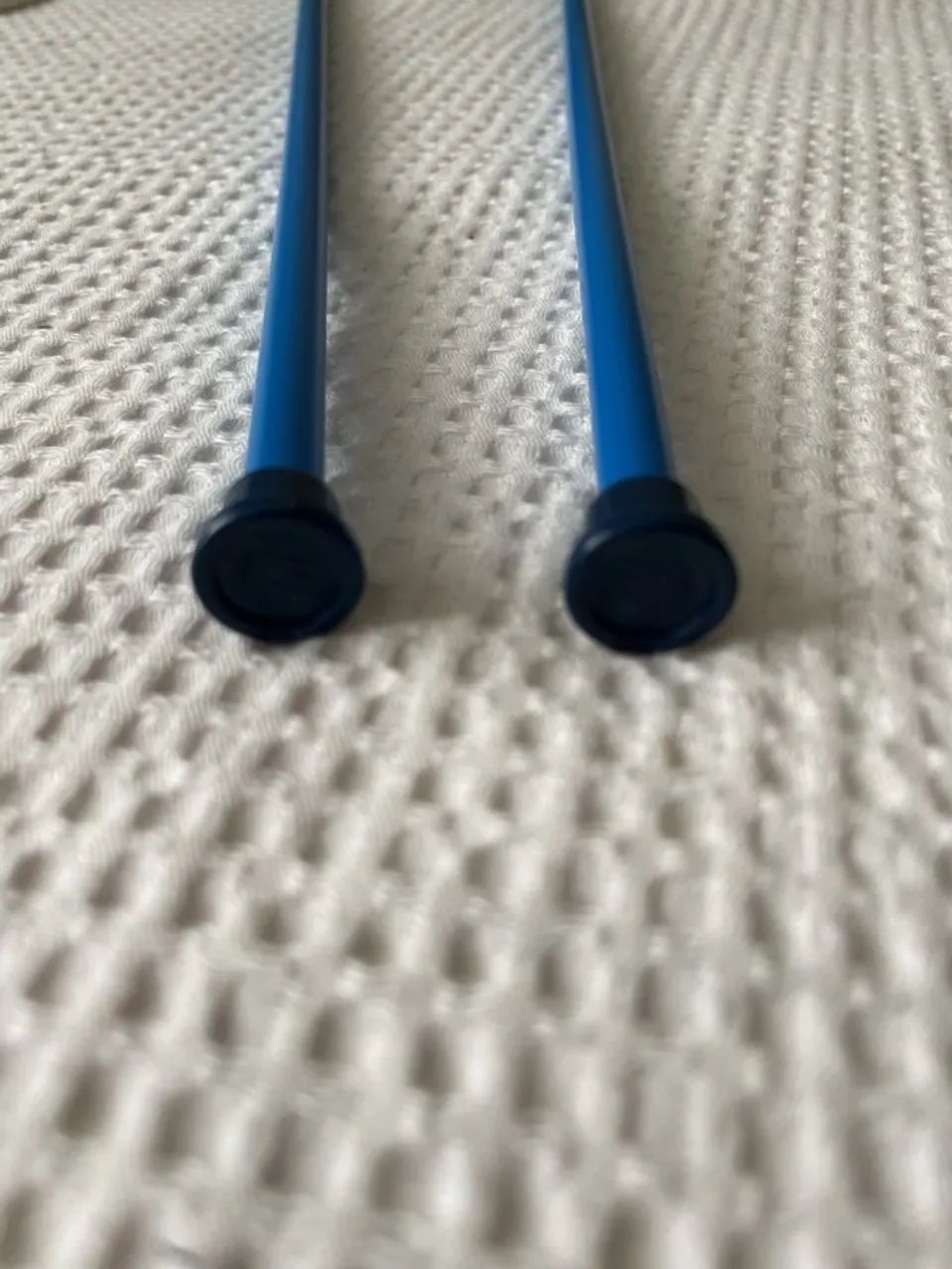 agulha de tricô azul 10  - Foto 3