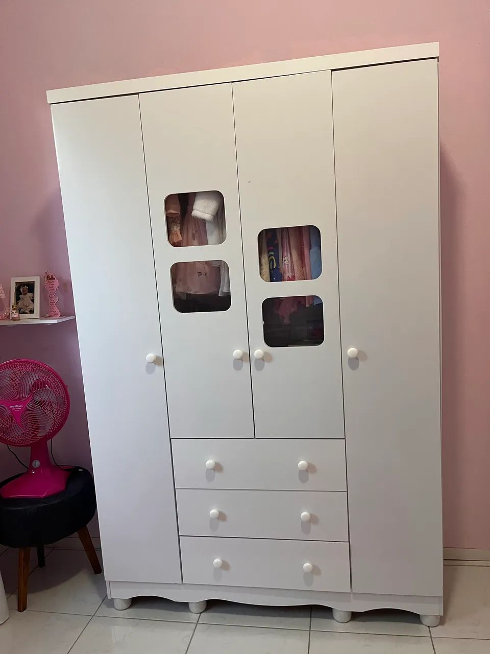 Kit guarda-roupa, cama e banheira com suporte  - Foto 3