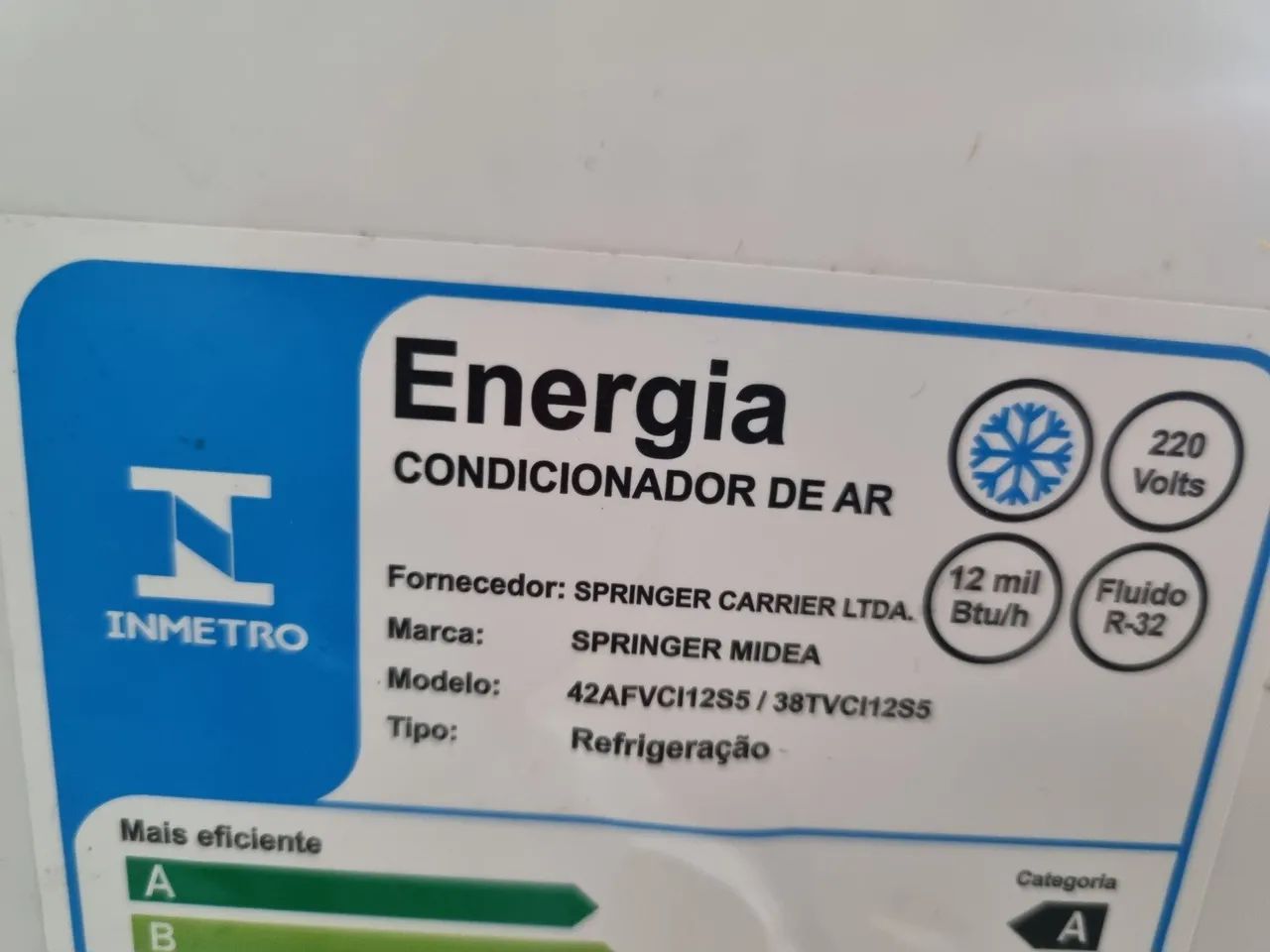 Ar Condicionado Inverter 12.000 Btus Springer Midea (C/ CONEXÃO Wi-fi )Airlution 220v - Foto 2