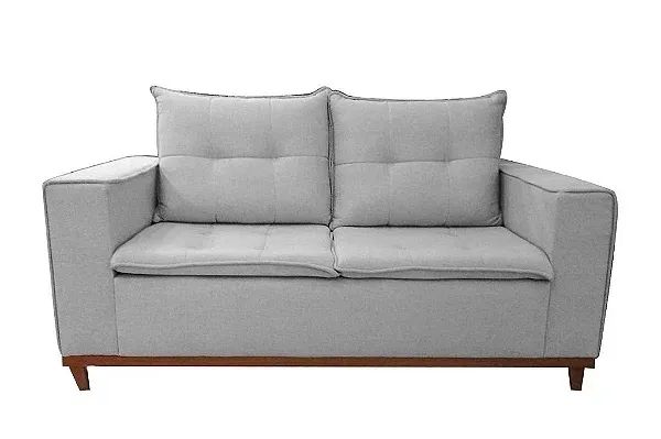 SOFÁ FIXO 200CM LINHO CINZA RAFAELA R876 - Foto 2