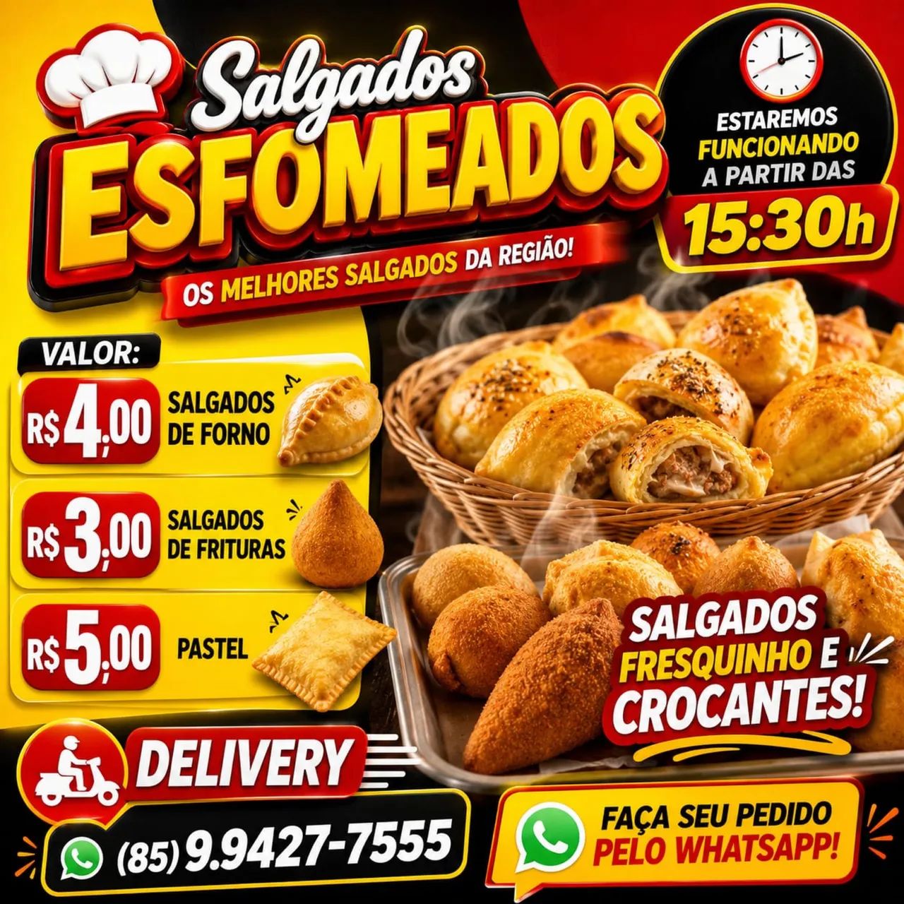 Estamos Contratando Salgadeiro(a)