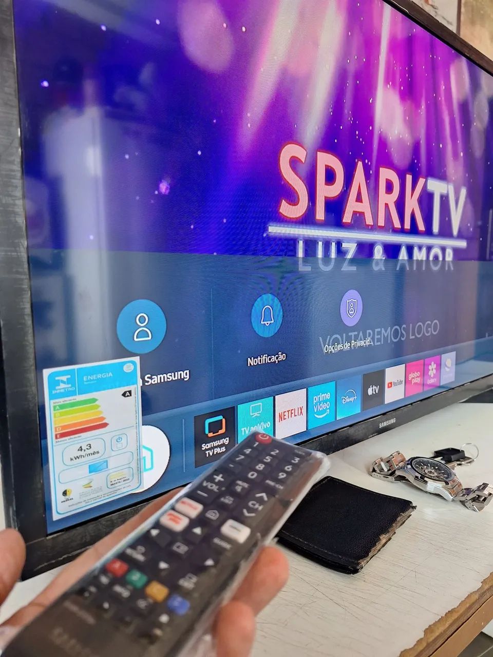 TV SMART 32 SAMSUNG ZERADA COM NOTA - Foto 4