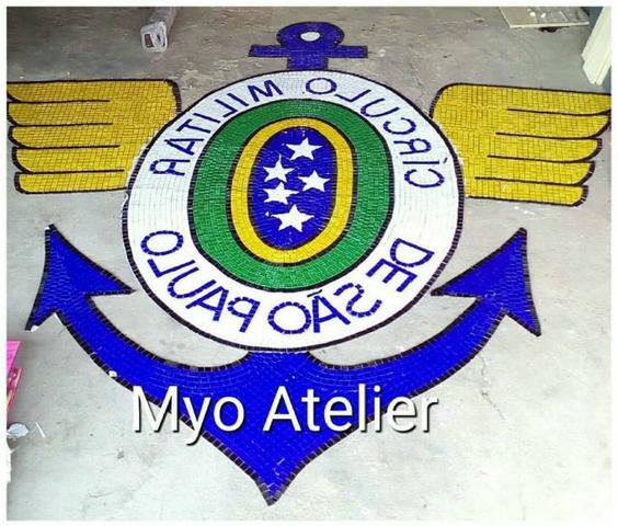 Corinthians Mosaico, Piso, parede, quadro, mesa, piscina - Foto 2