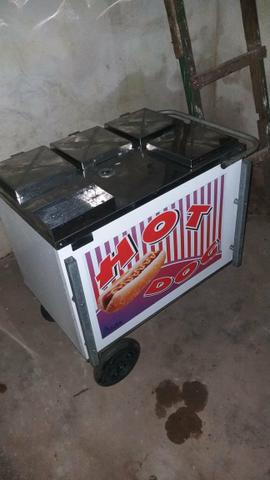 Vende-se carrinho de cachorro quente com tenda - Foto 2