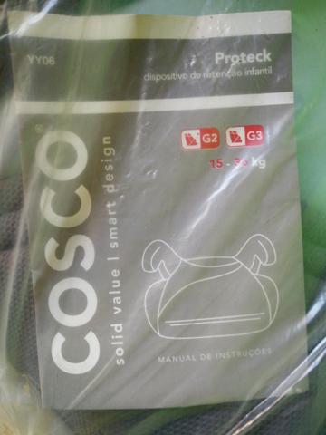 Assento infantil - Cosco - 2 unidades azul e rosa - NOVO! - Foto 2