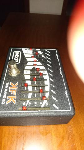Pedal MXR Equalizador Kerry King KFK1 Ten Band EQ