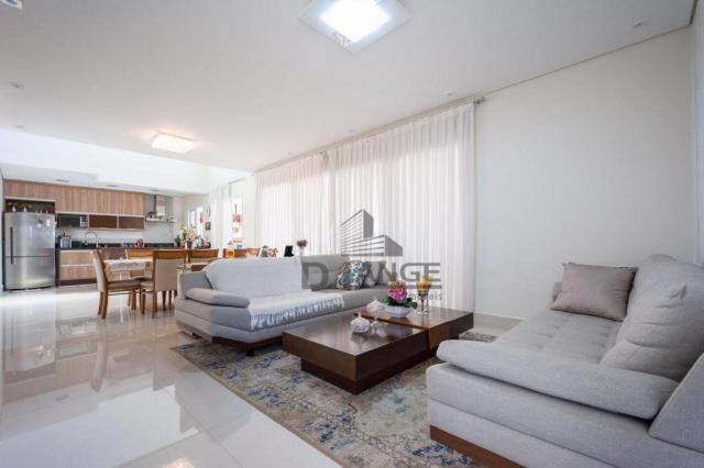 Lindo sobrado com 380m², 4 suítes com ar condicionado, churrasqueira e piscina. - Foto 7
